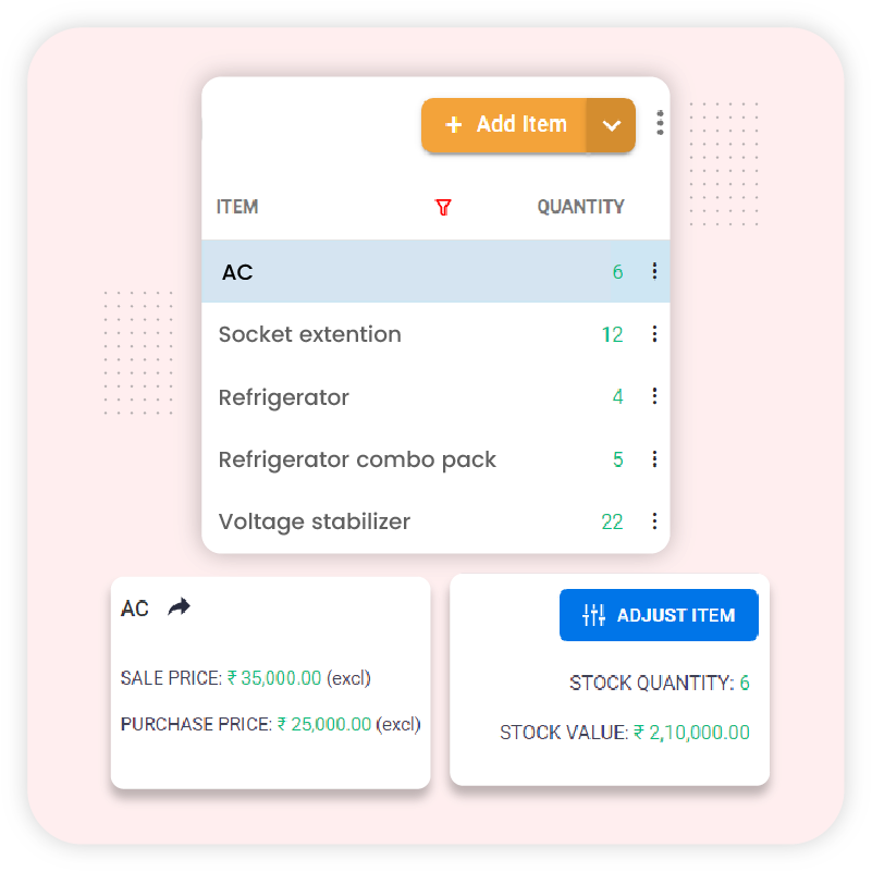 Real time Inventory Tracking Feature of Vyapar