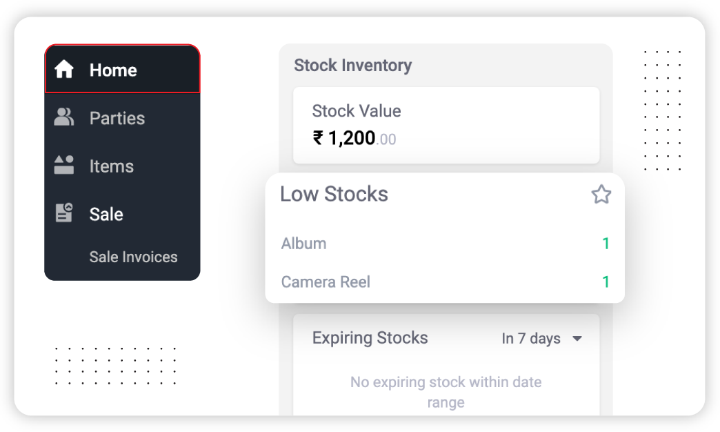 best accounting software for inventory sends low stock alerts