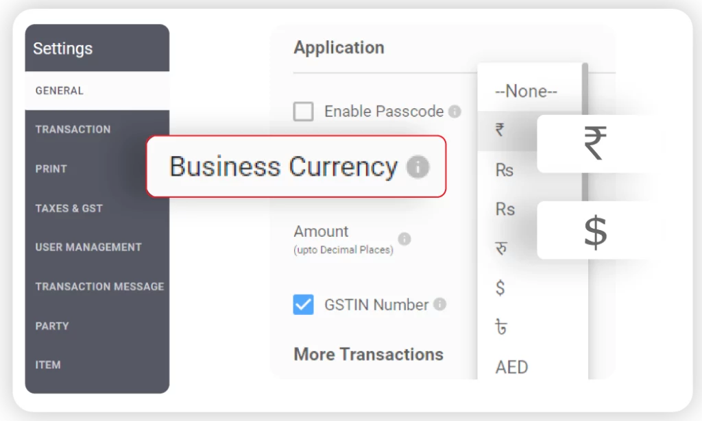 Multi-Currency Support - Billing Software In Excel