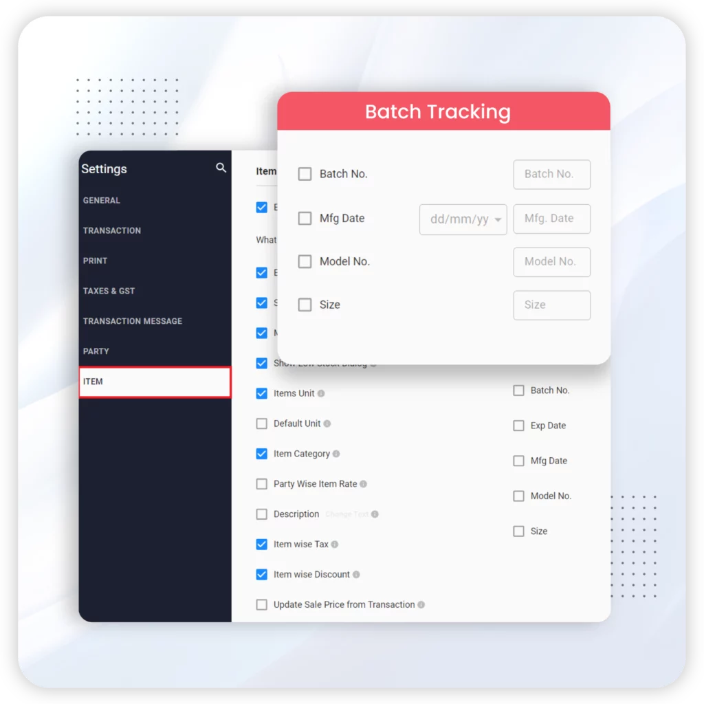 Item Tracking And Security