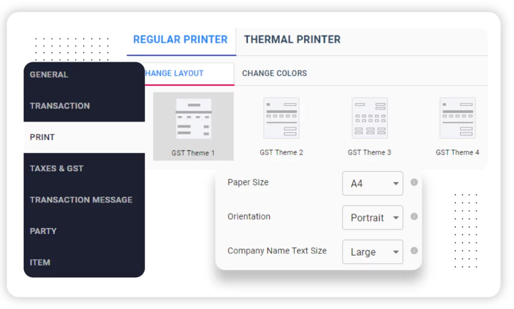 Vyapar Business Accounting Software Compatible with Thermal and Laser Printer