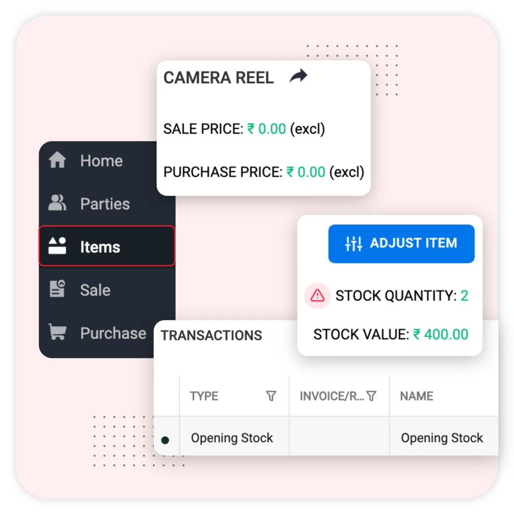 Stock Level Management - Photo Inventory App 