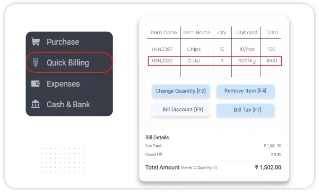 Quick Billing For Faster Counter Bills - Medical Shop Billing Software