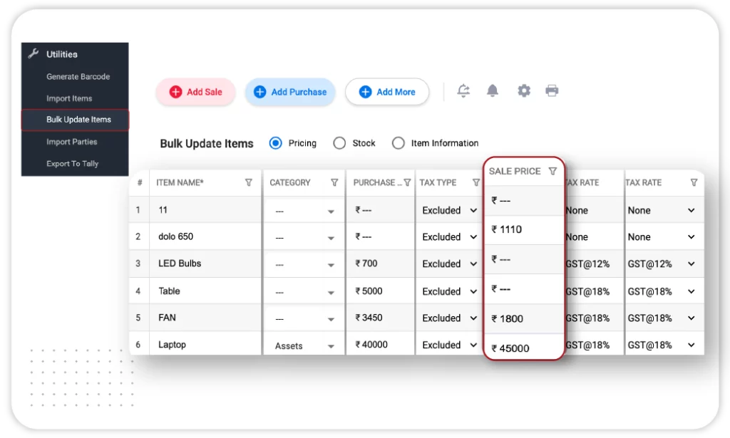 Price List Management