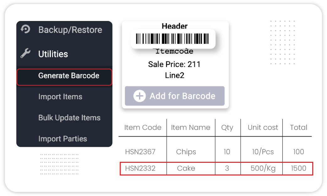 Barcode Management