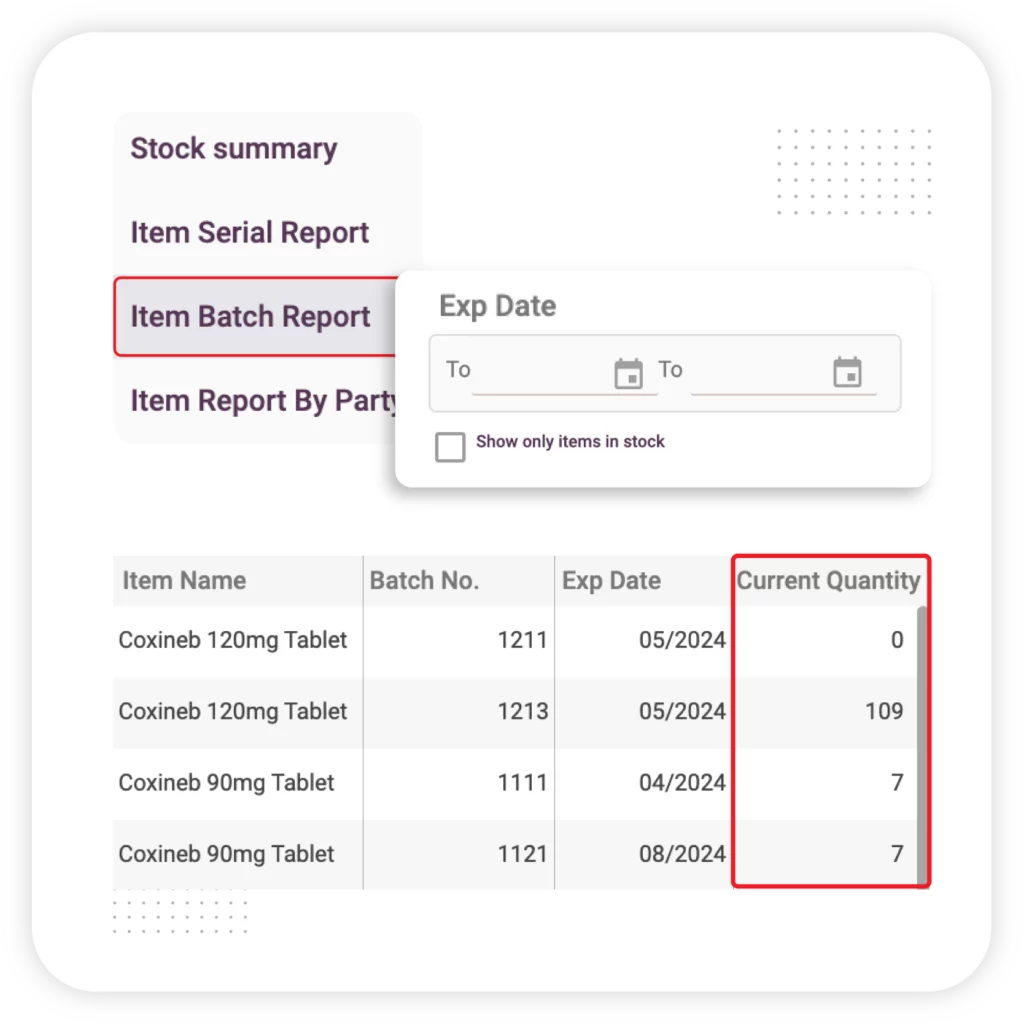 Customisable Count Sheets