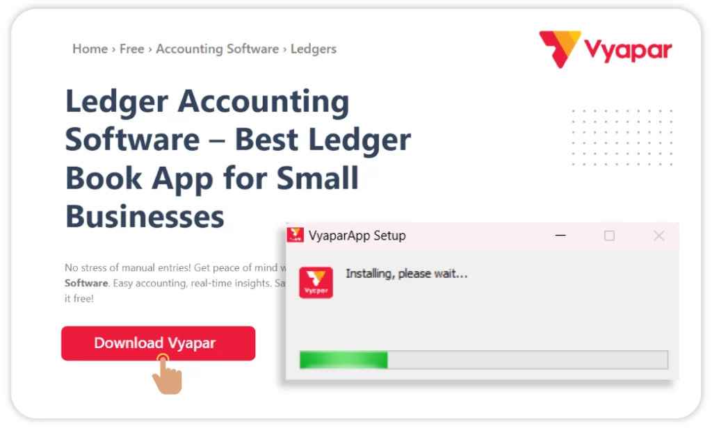 Download and install ledger app