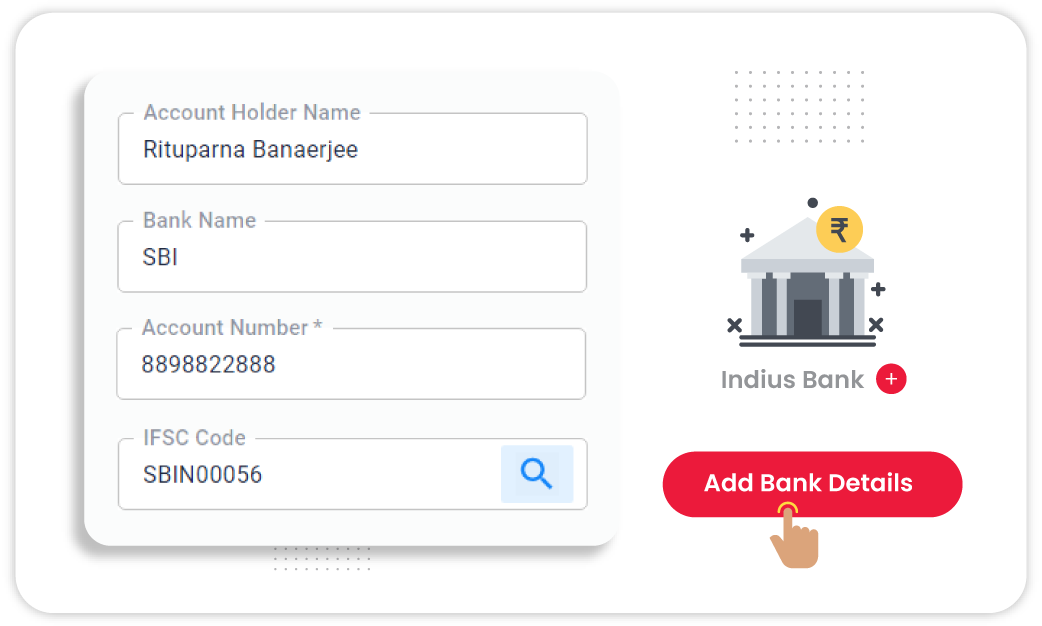 Set Up Bank Details