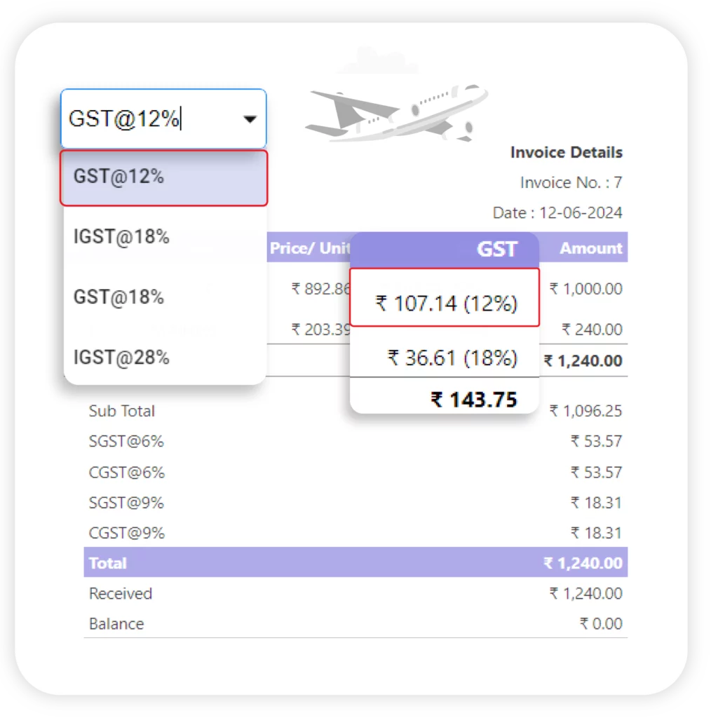 Travel accounting software follows gst compliance