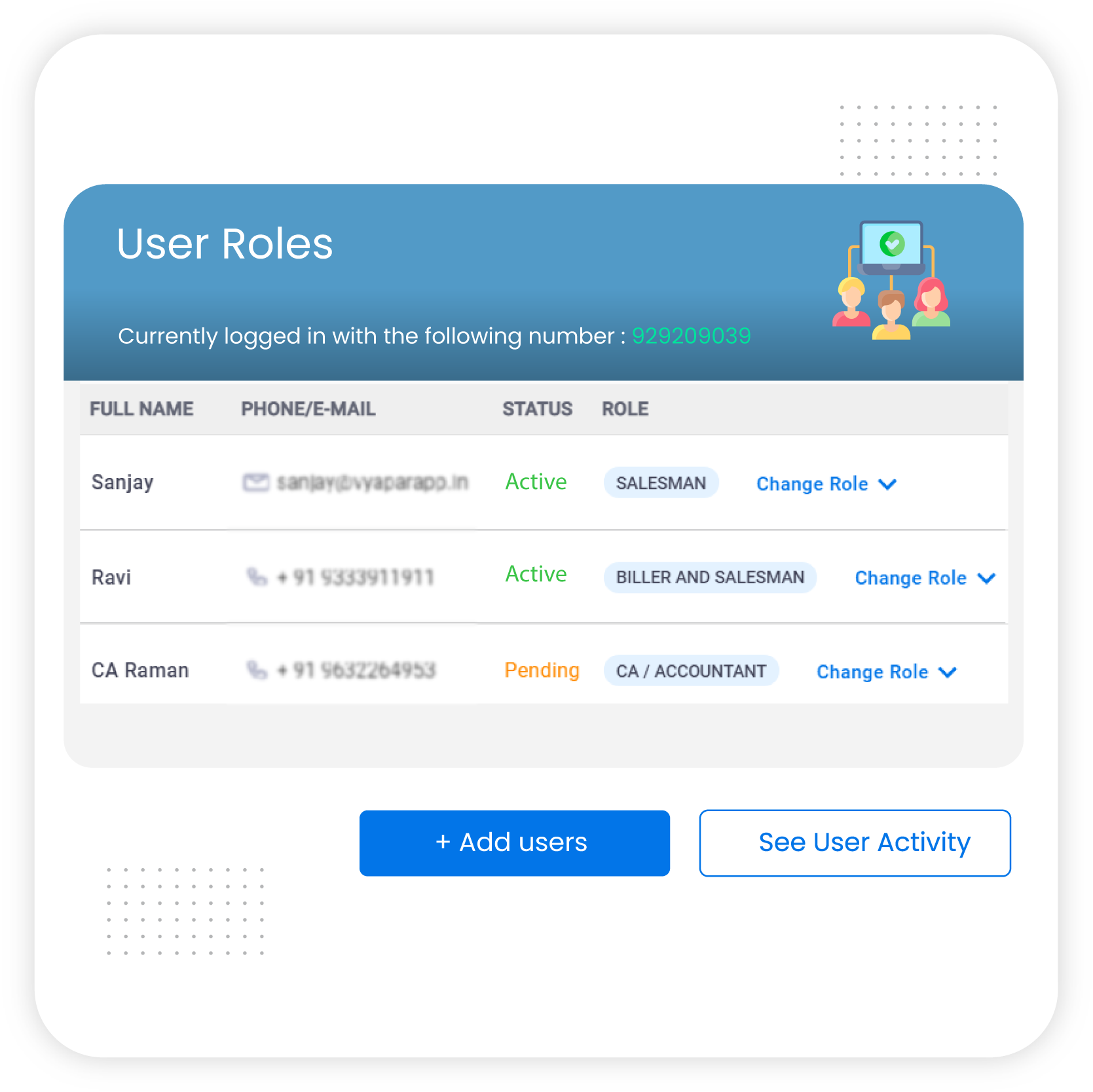 Multi-User Access with Role-Based Permissions