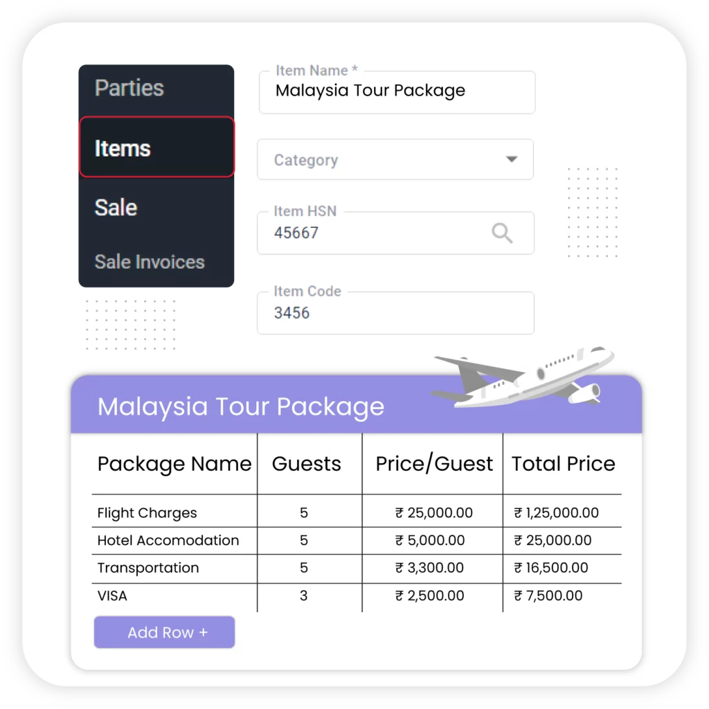 Manage tour packages easily with travel accounting app