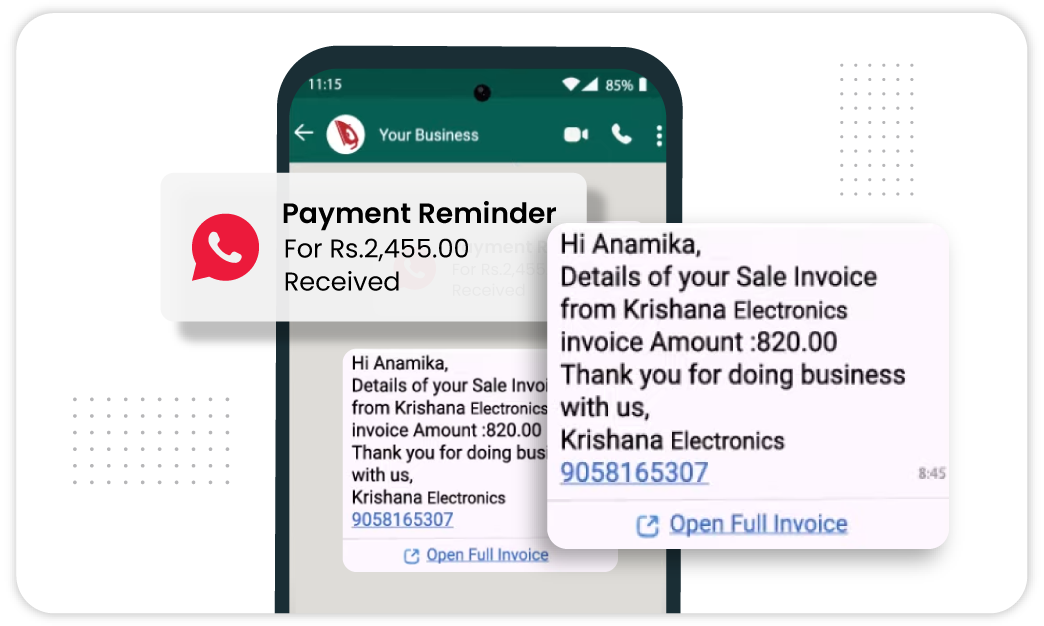 Remind Customers About Pending Payments