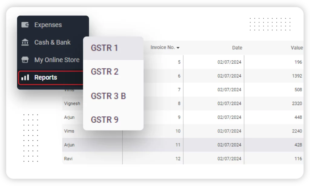 Tax Reports - Financial Reporting Software