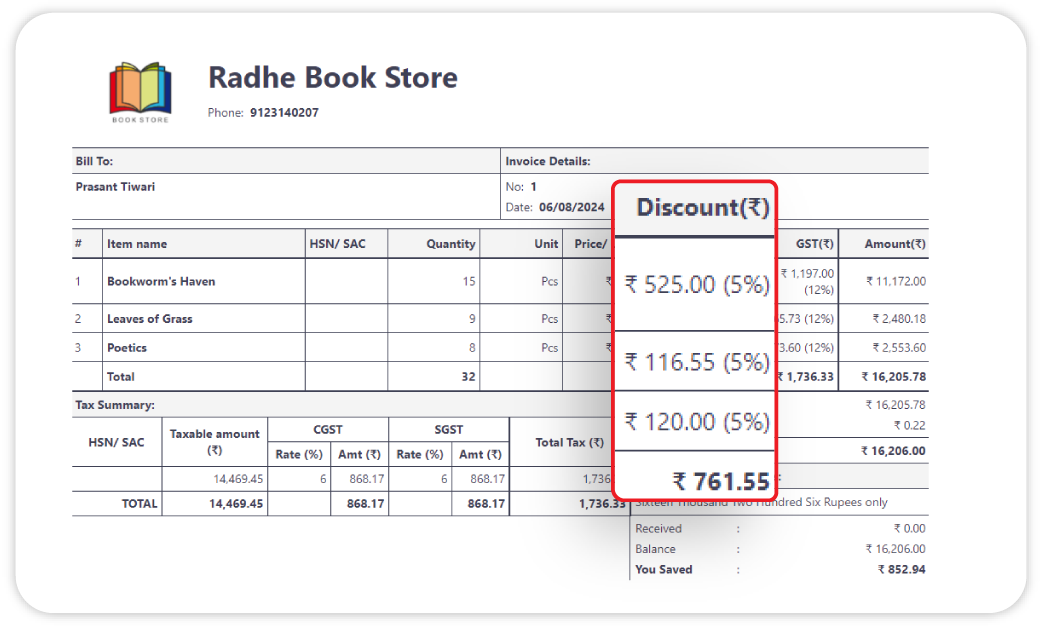 Scheme & Discount Management