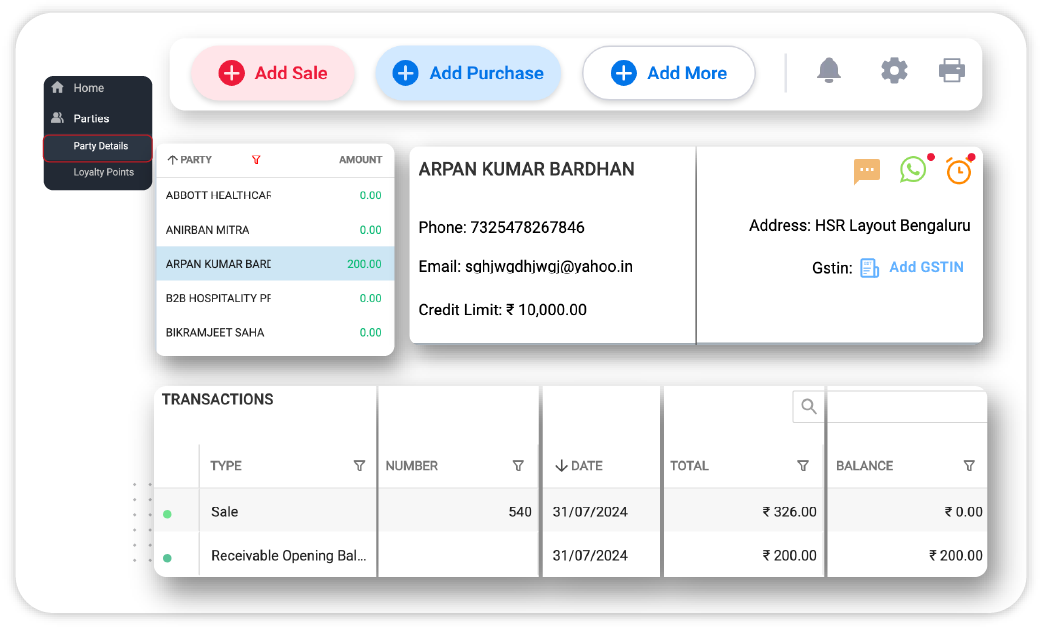 Seamless client management with bookkeeping app