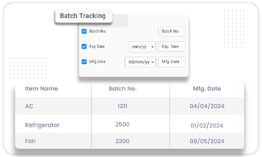 Batch Tracking