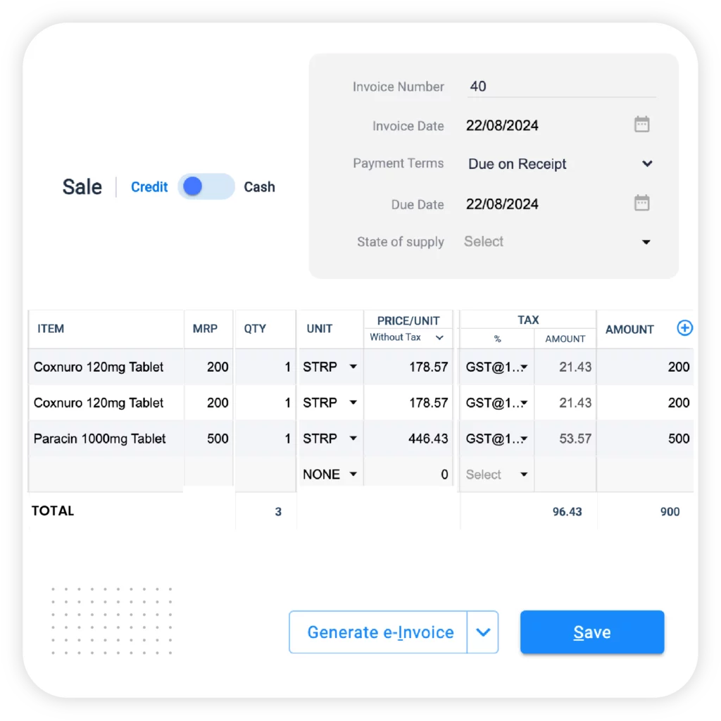 MRP Wise Billing - Grocery Shop Billing Software