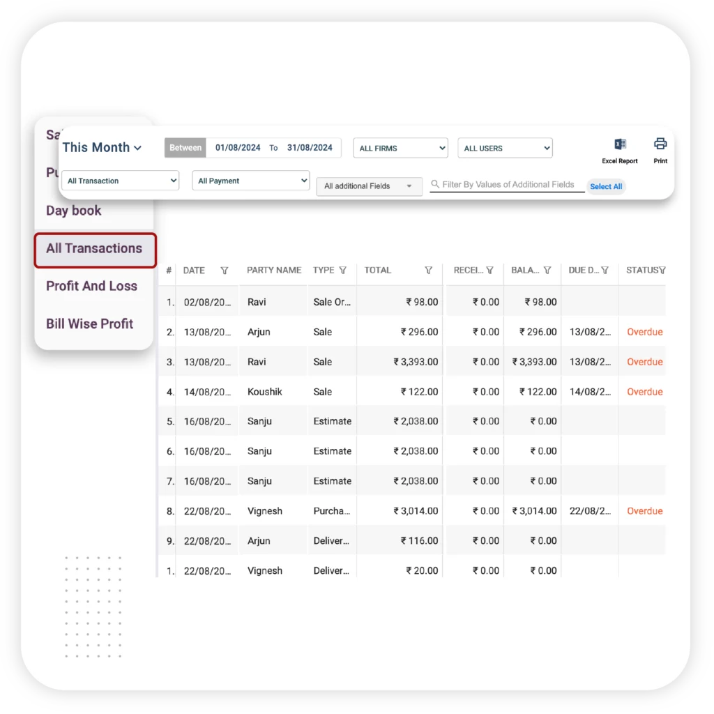 Customisable Reports - Financial Reporting Software