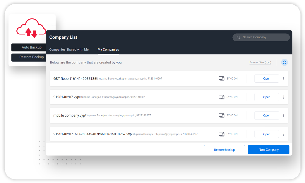 Cloud Accessibility & Backup