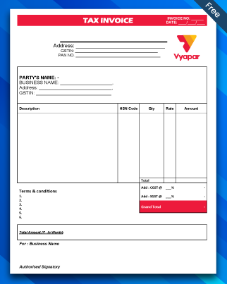 Invoice Template In Word – 03