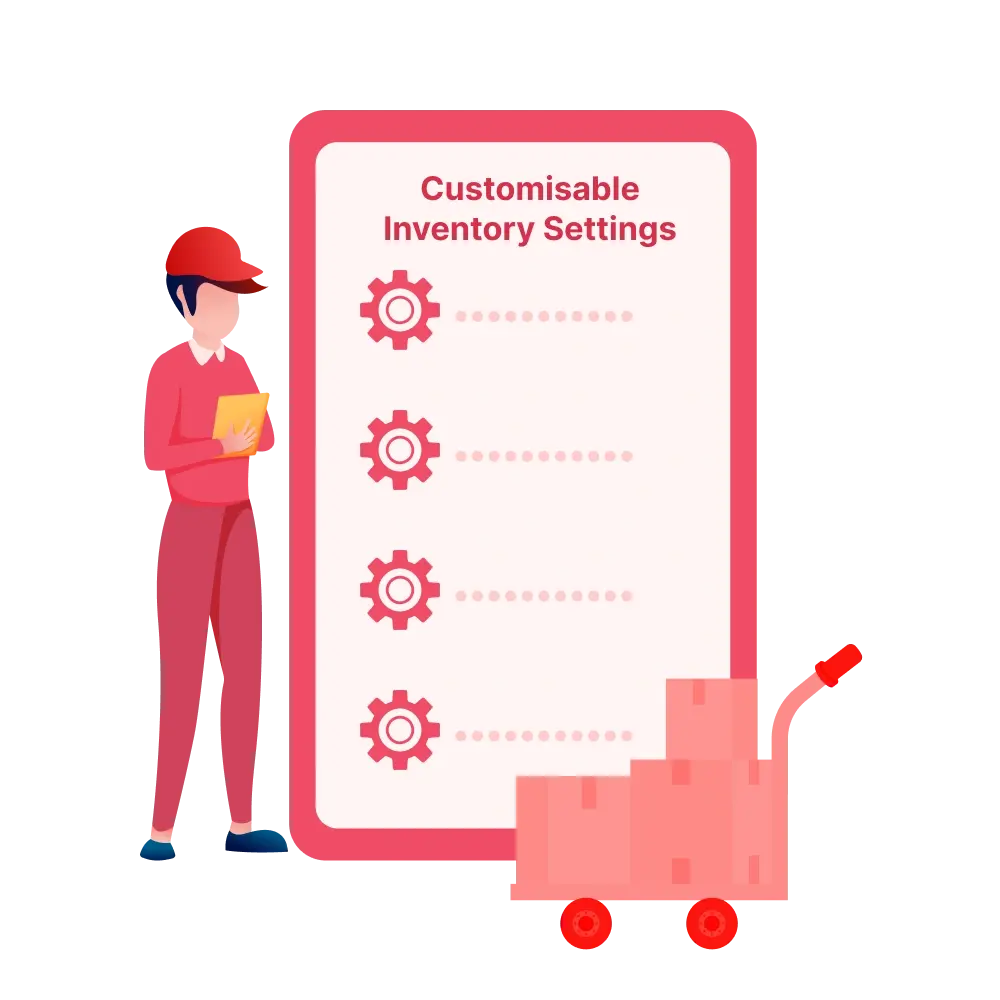 Customisable inventory settings