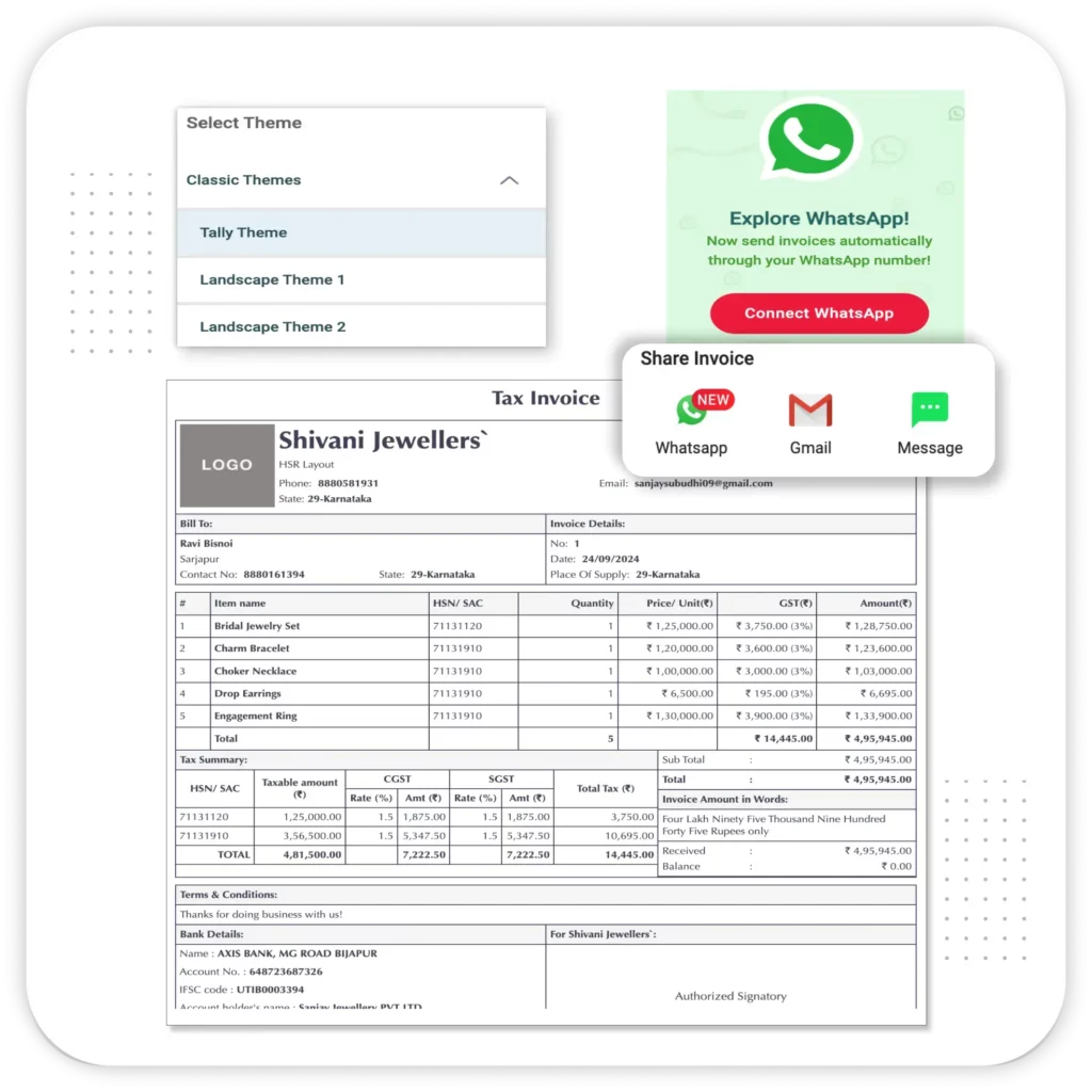 GST-Compliant Invoicing 