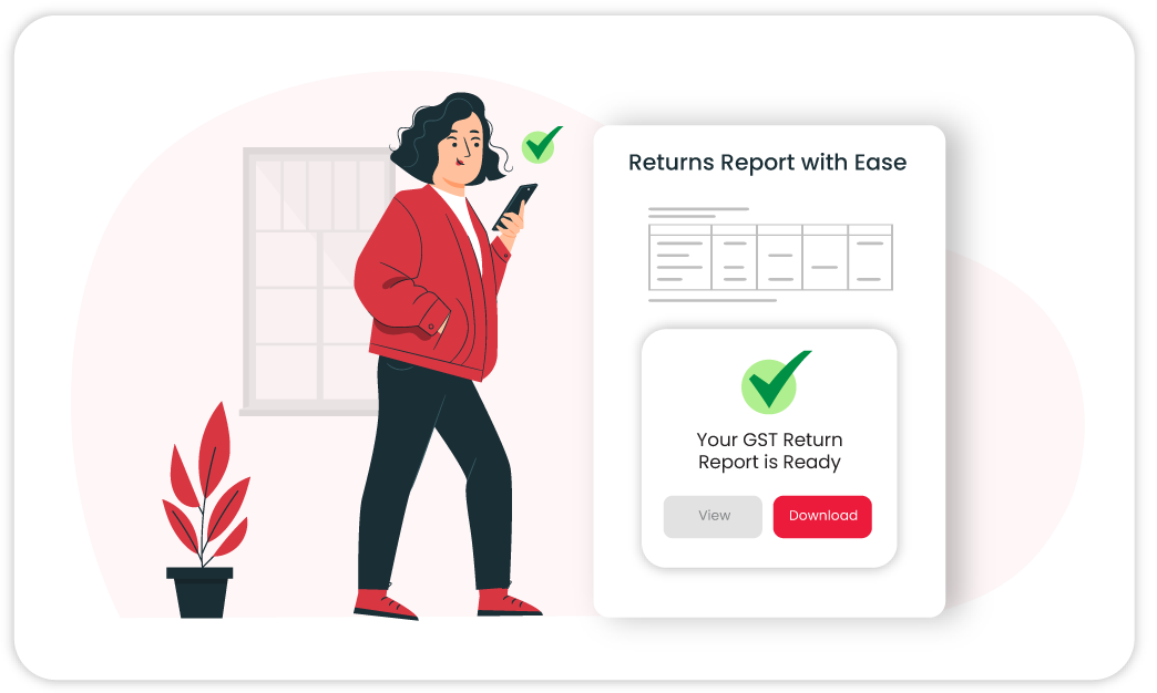 Generate GST reports easily on pc billing app