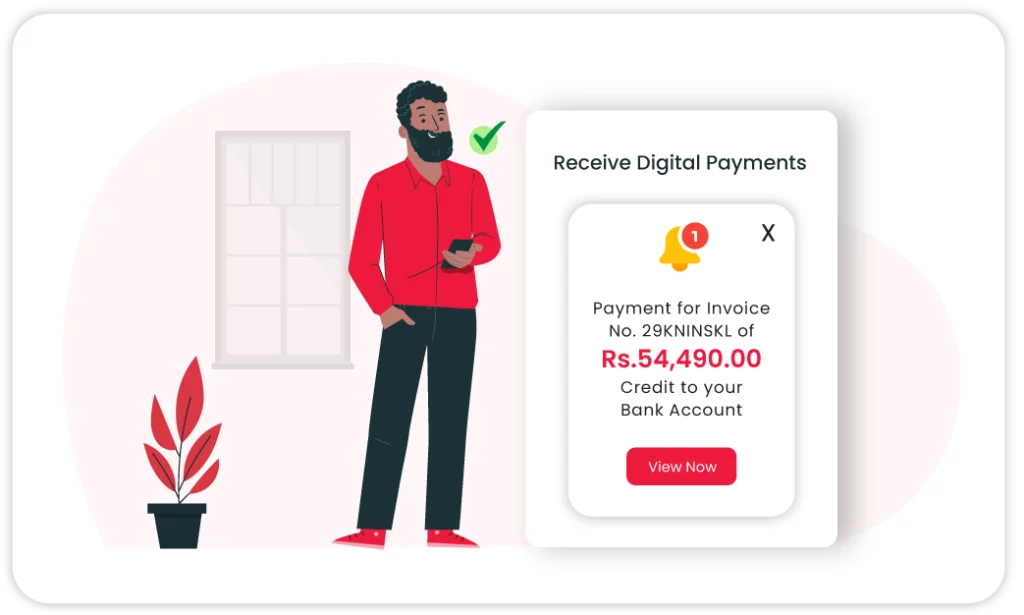 Make digital payments with Vyapar