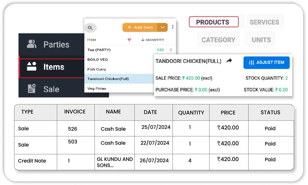 Comprehensive Inventory Management