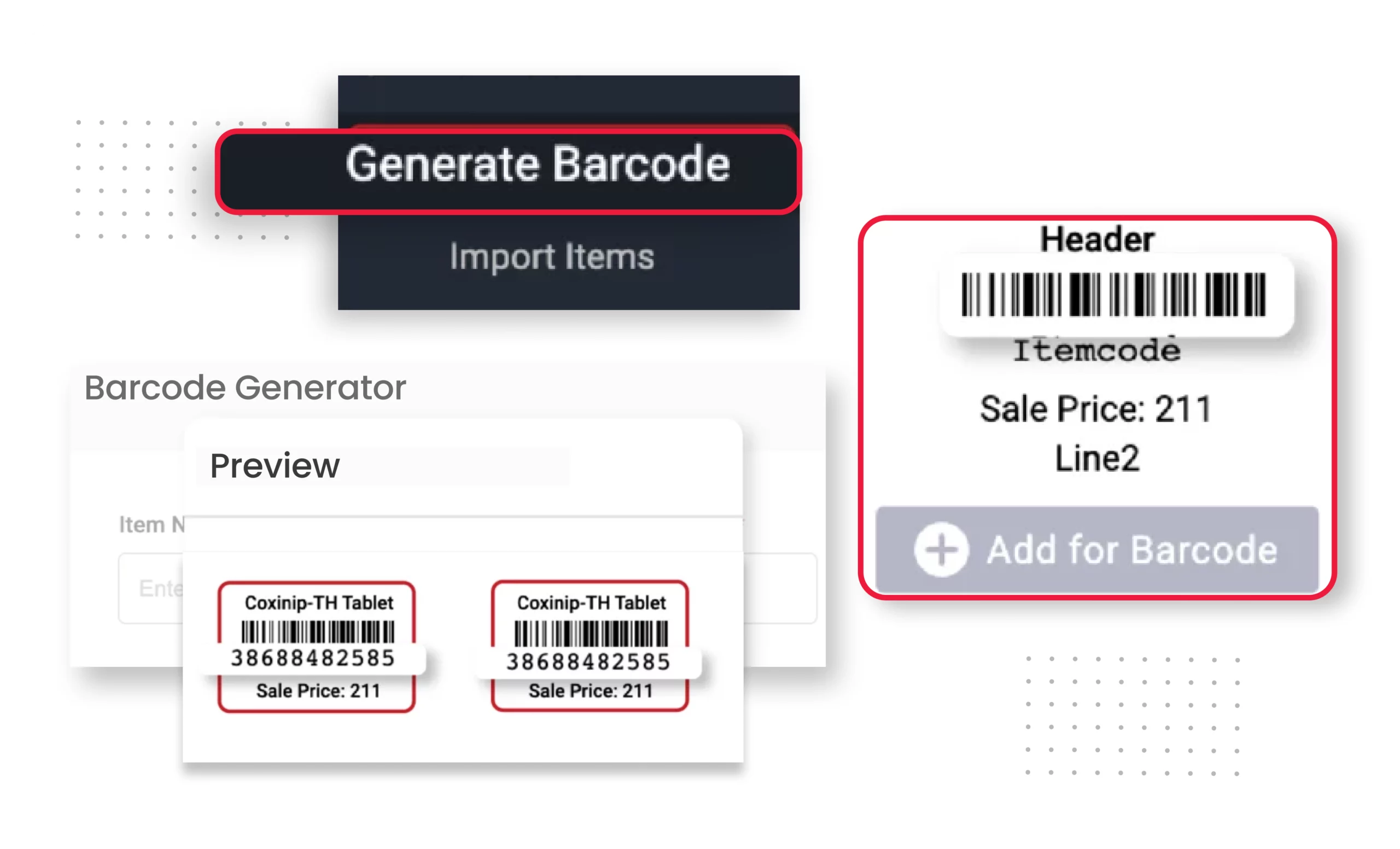 Food Inventory Management Software offers customizable labels