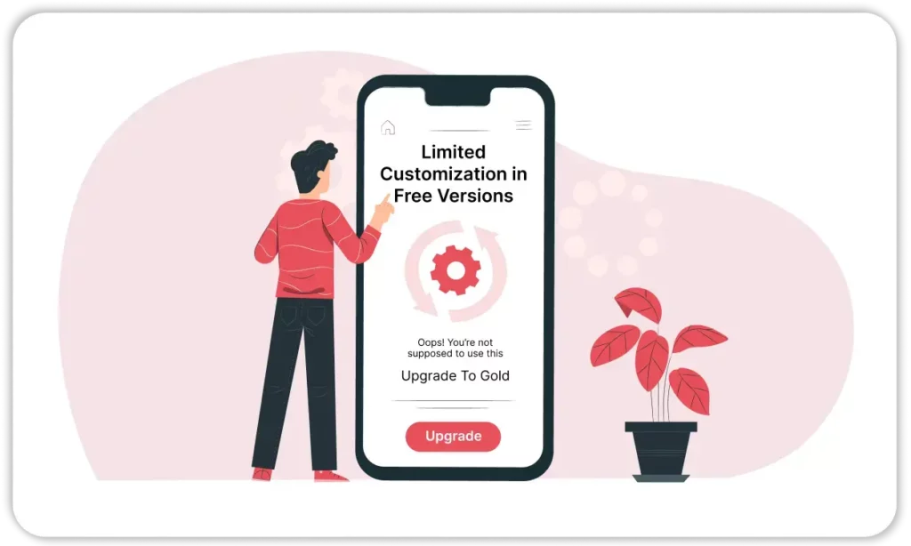 Limited Customization in Free Versions