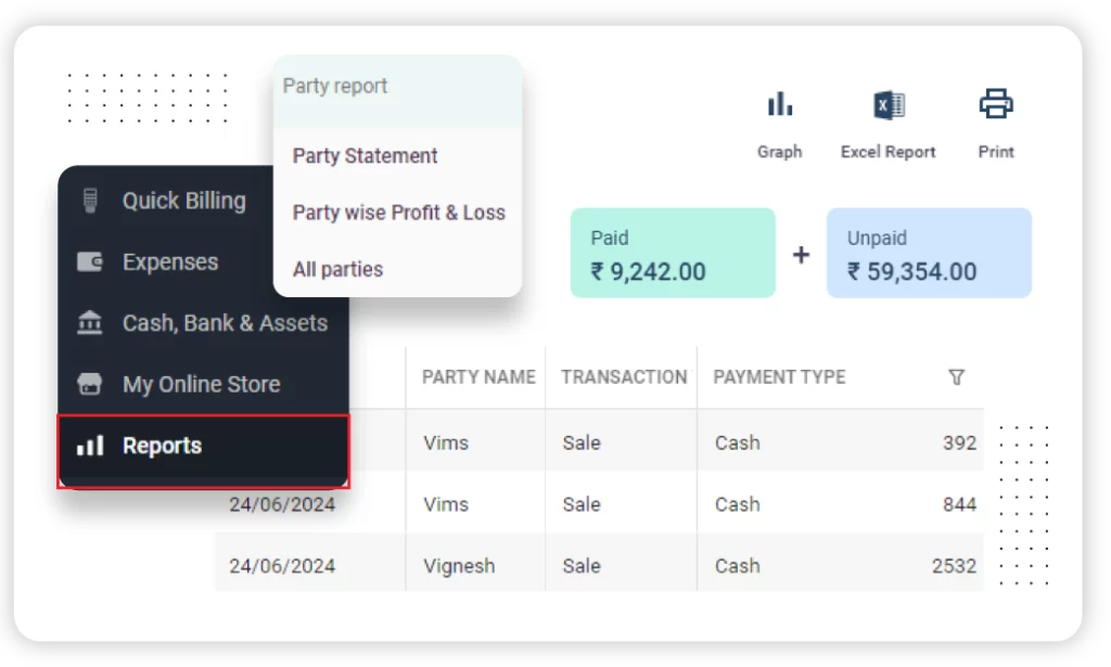 Customizable Reports - Hotel Inventory Management Software