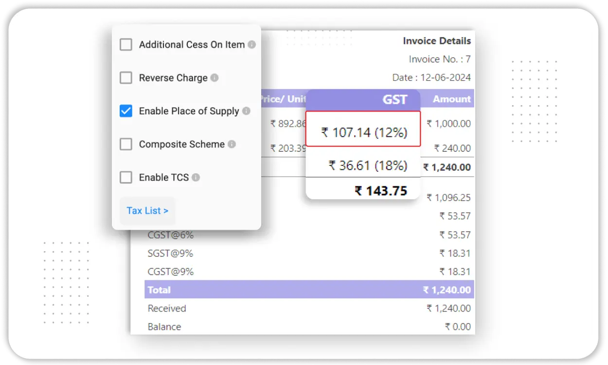 Tax Calculation and Compliance