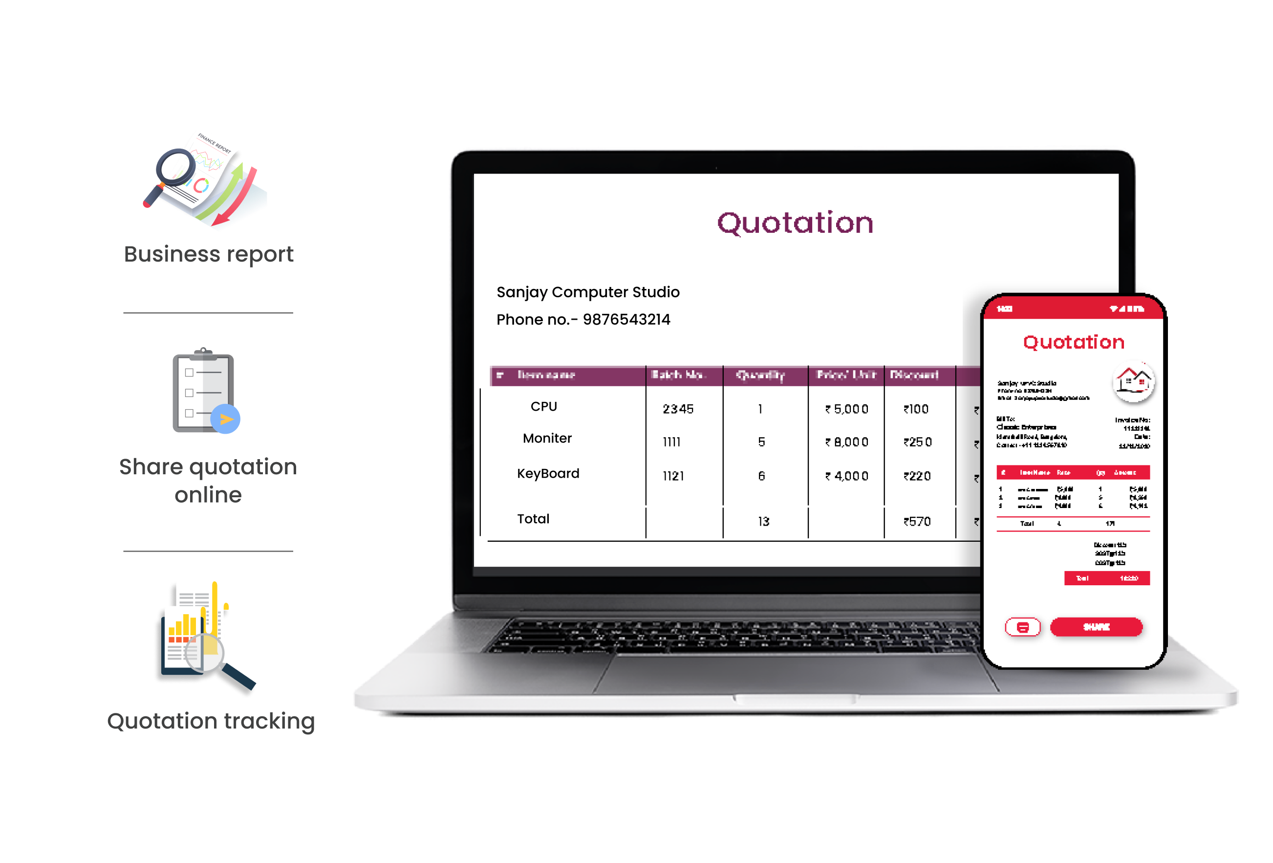 Computer Quotation Format