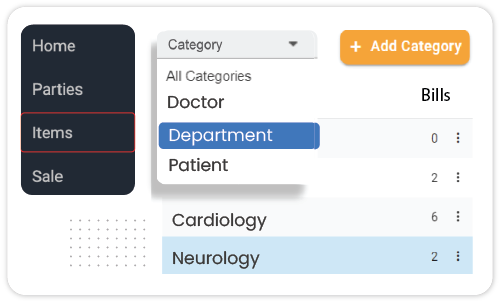 Multi-department Billing