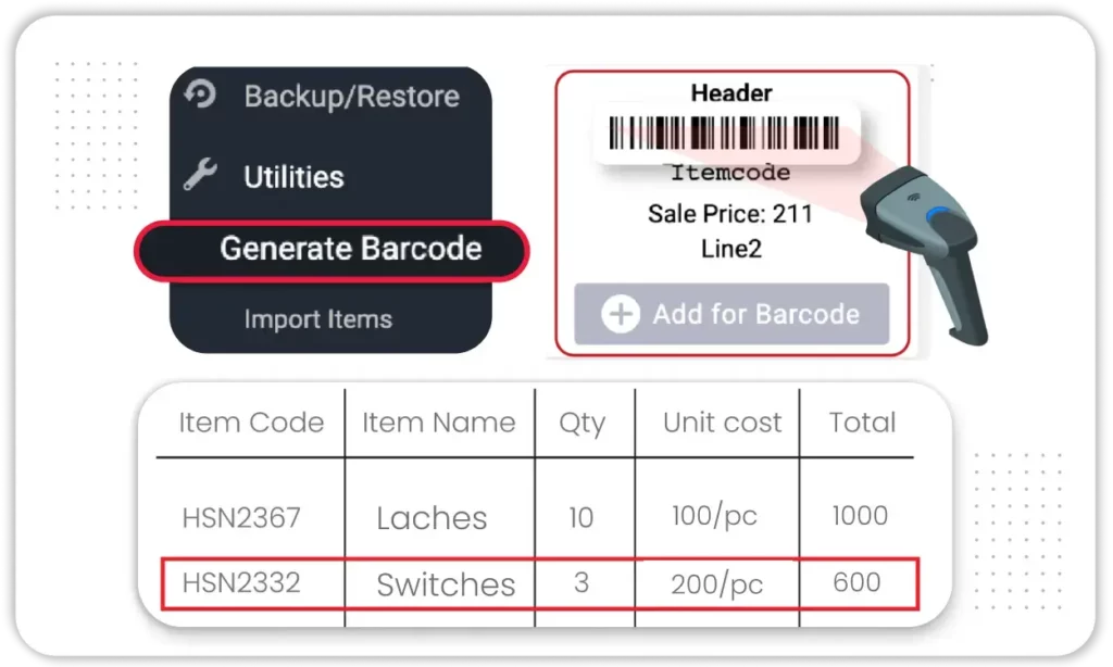 Barcode scanning feature of best manufacturing inventory software