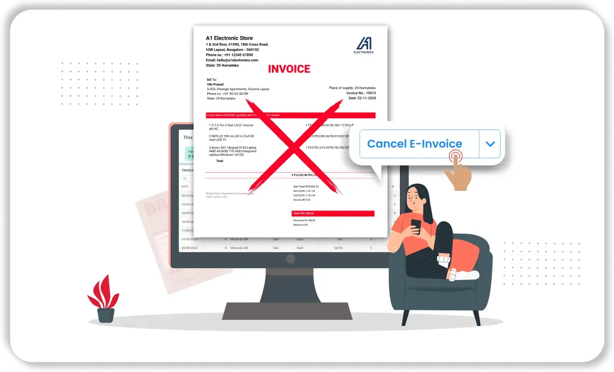 Cancel E Invoices