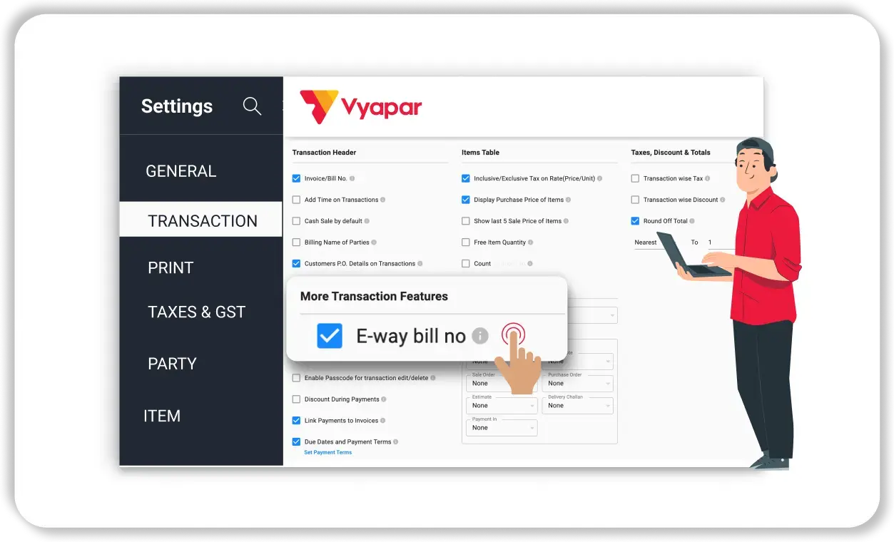 Generate E-Way Bills