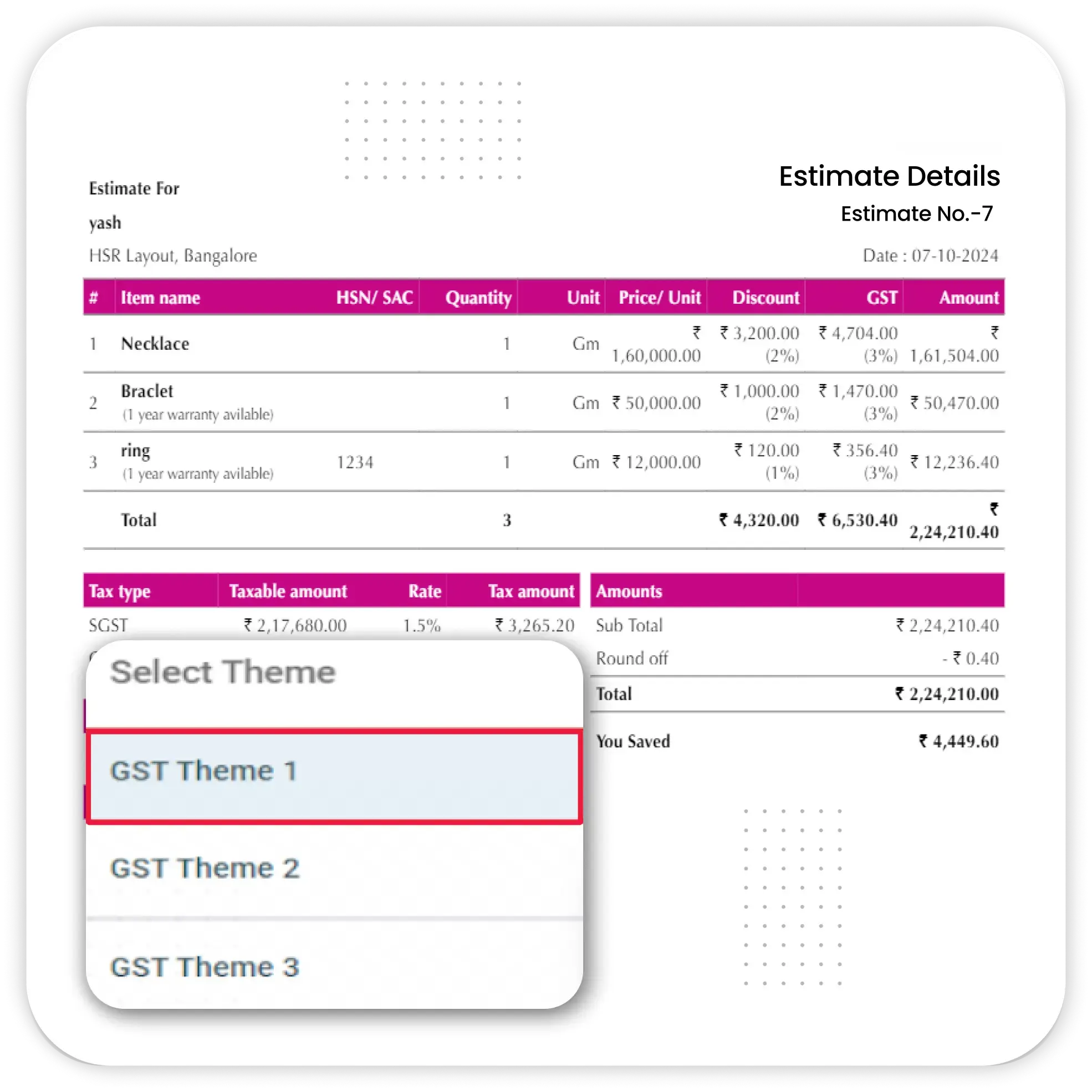 Gst and tax automation