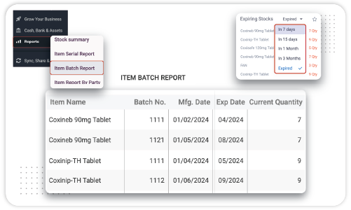 Expiry Alerts - Retail Store Inventory Software