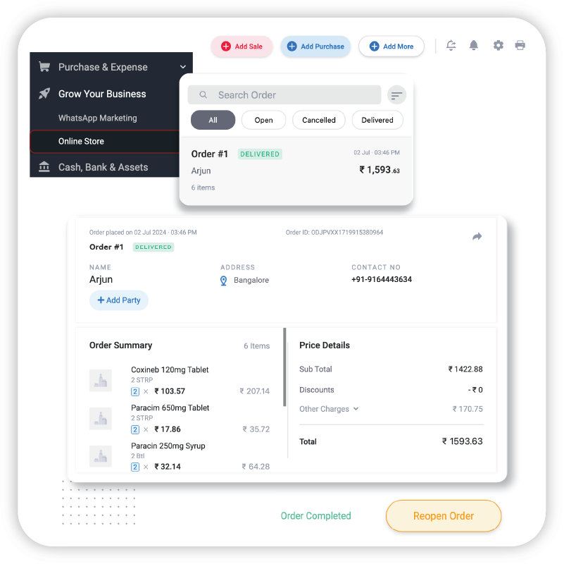 Stock Order Management - Retail Store Inventory Software