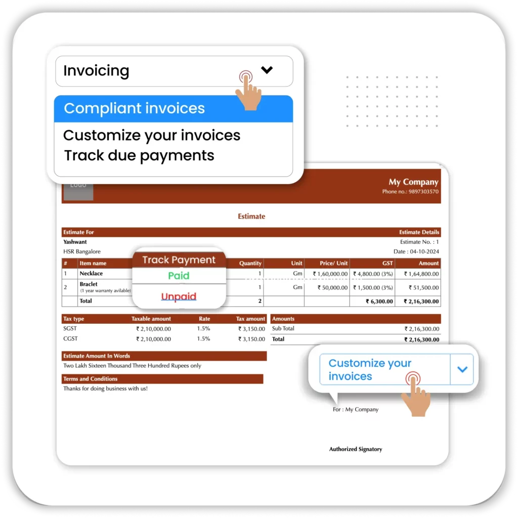 Simple and Automated Invoicing