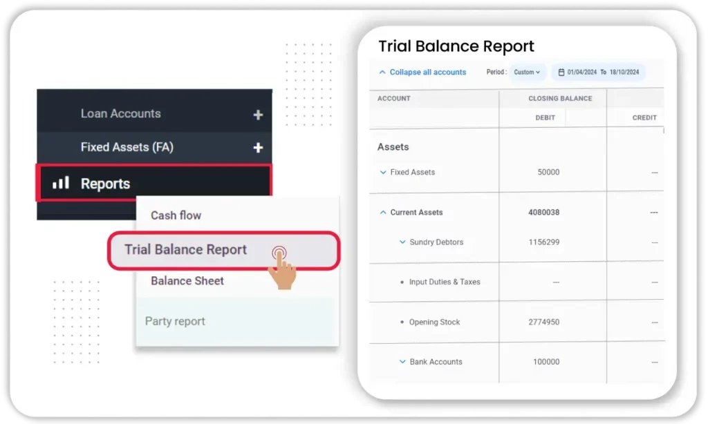 Trial Balance Report