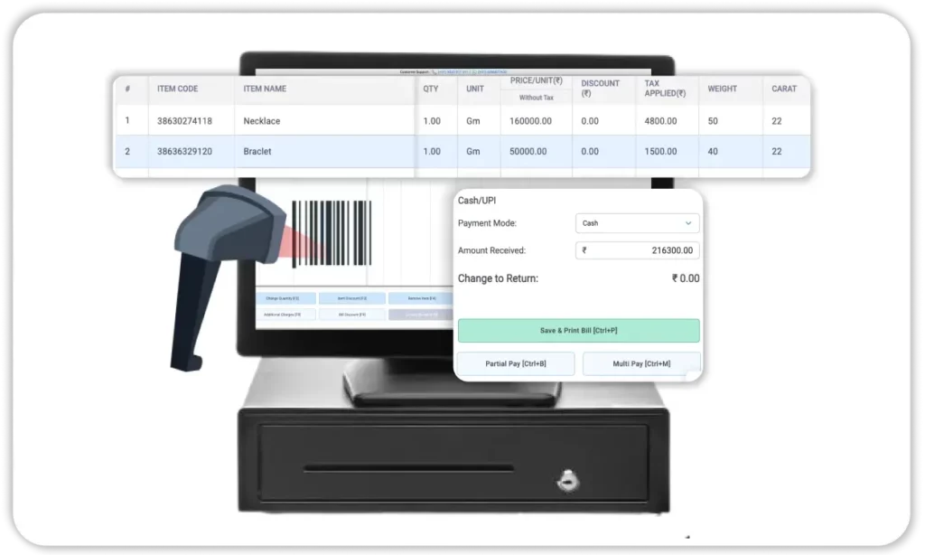 Barcode Scanning for Quick Billing