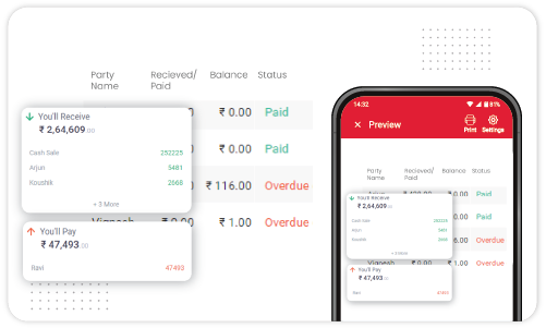 Receivables & Payables - Accounting App for Android