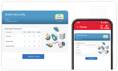 Data Safety & Security - Accounting App for Android