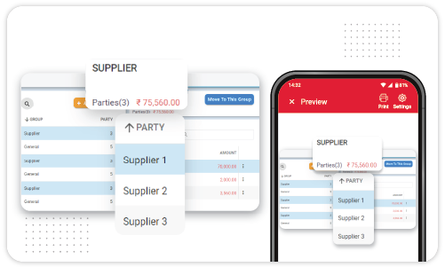 Supplier Management - Android POS Software