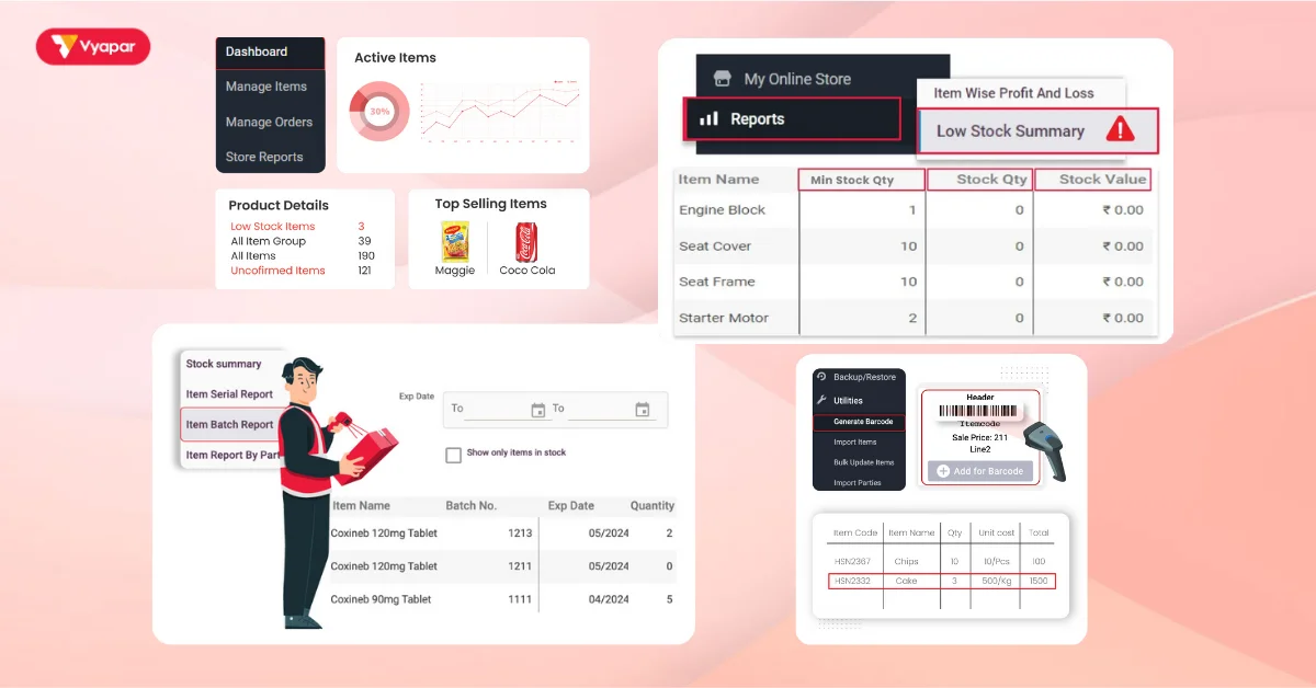 How Vyapar App Can Help with Inventory Control and Management