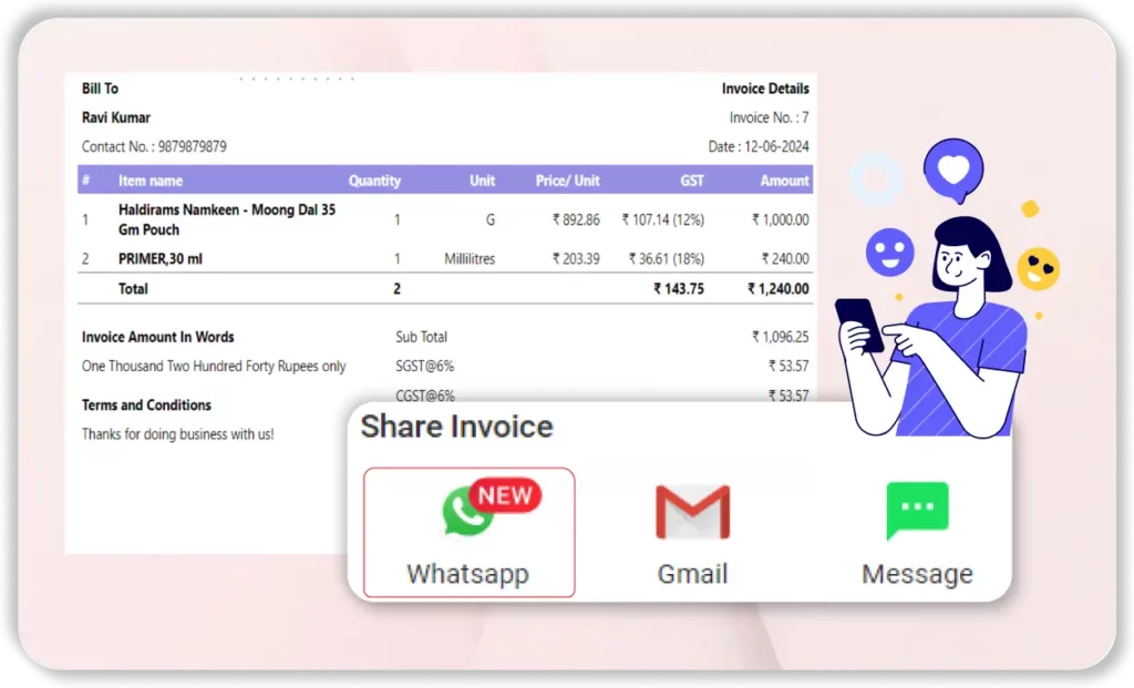 Instant Invoice Share