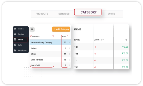 Material Categorization - Material Inventory Management Software